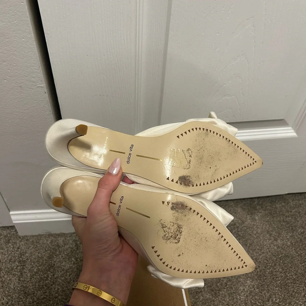 Dolce Vita Kaylie Bow Pointed Toe Mule - Picture 7 of 11
